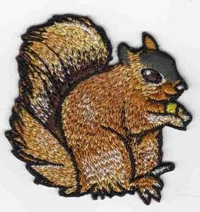 Термоаппликация HKM "Eichh”rnchen gestickt". Арт 33515/1SB