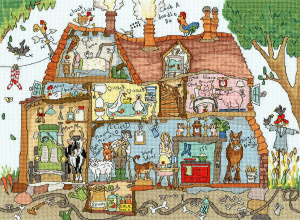 Набор для вышивания "Cut Thru' Old MacDonald". Арт XCT36