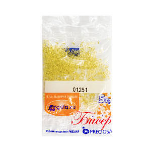 Бисер №10, 5 г., цвет 01251. Арт G 01251