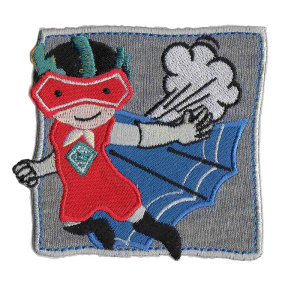 Термоаппликация HKM "Супергерой в синей накидке". Арт 33733/1SB