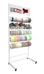 Стенд (без наполнения) напольный для тесьмы. Арт MATSA-СТЕНД 1