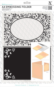 Форма для эмбоссирования "Рамка с бабочками". Арт XCU515133