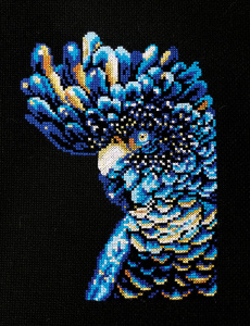 Набор для вышивания  "Черный какаду". Арт 03.010.24