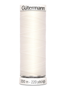 Нить Gütermann универсальная № 100, цвет 0000111, 100% полиэстер, 200 м. Арт 112-0748277-000111