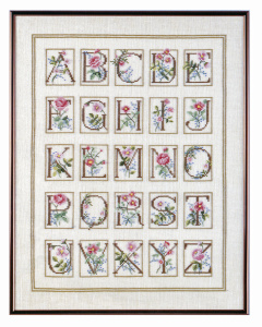 Набор для вышивания:  "ABC with roses". Арт 65100