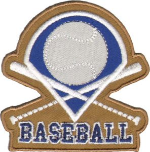 Термоаппликация HKM "Бейсбол". Арт 32171/1SB