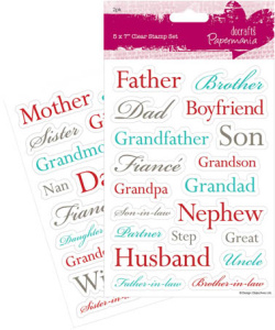 Набор штампов "Родственные связи". Арт PMA907206