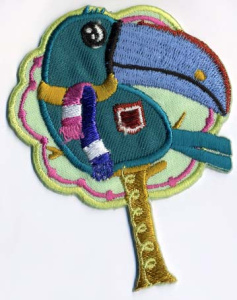 Термоаппликация HKM "Тукан на дереве". Арт 32569/1SB