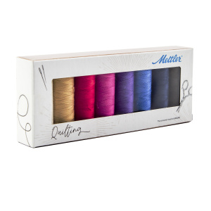 Набор с нитками Silk Finish  в подарочной упаковке, 8 катушек. Арт SFCQ89136-KIT