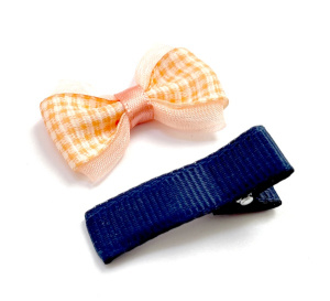 Набор Б-003 мини бантик + заколка. Арт 29354/перс.син