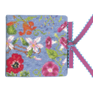 Набор для вышивания чехла для игл "Porte-Aiguilles Bleu" , 8,5 х 8,5 см. Арт 3455