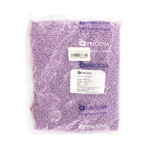 Бисер Preciosa, размер 10/0, 500 г, цвет №37328 сиреневый радужный непрозрачный. Арт 331-19001-10/0-37328