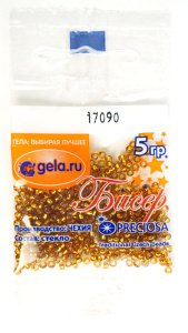 Бисер №10, 5 г., цвет 17090. Арт G 17090