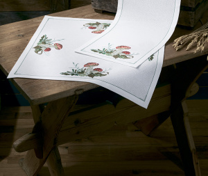 Набор для вышивания скатерти "Мухомор". Арт 27-1739