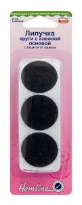 Липучка, круги с клеевой основой. Арт 666.30                  