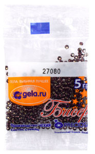 Бисер №10, 5 г., цвет 27080. Арт G 27080
