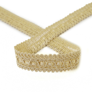 Тесьма PEGA тип интерьерная, цвет бежевый, 23 мм. Арт 844181923A1902          