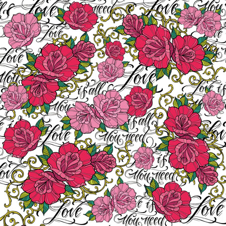 Салфетка рисовая "Любовь". Арт DFT245