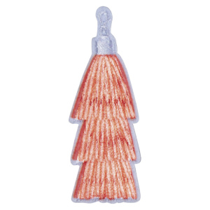 Термоаппликация "Кисточка оранжевая". Арт 42983