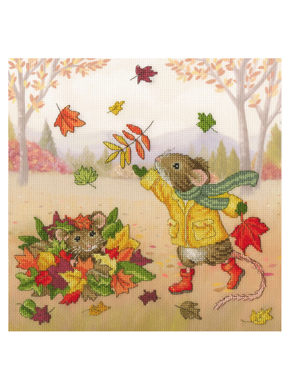 Набор для вышивания "Fall Friends". Арт XSS32