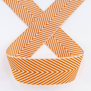 Лента жаккард SAFISA, 25 мм, 25 м, цвет 02. Арт 9202-25мм-02