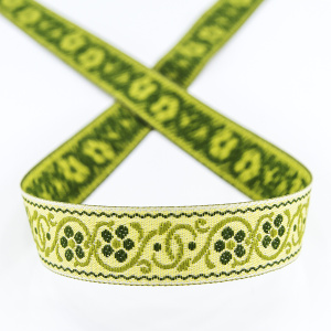 Лента жаккард SAFISA, 15 мм, 15 м, цвет 04. Арт 9208-15мм-04