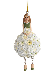 Фигурка декоративная, Blumenmädchen "Гортензия". Арт 850019-100