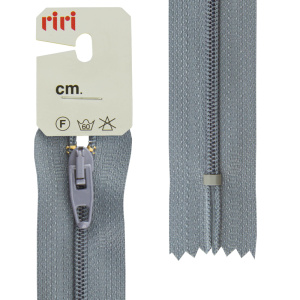 Молния Meras, спираль, неразъёмная, 4 мм, 20 см, цвет 2121, серый стальной. Арт 2528976/20/2121