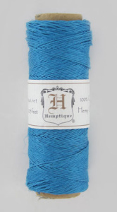 Шнур из пеньки HEMPTIQUE на катушках #10 - 0,5 мм, 62,5 м, 25 г. Арт HS10CO-TURQ25           