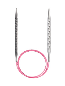Спицы металлические круговые с удлиненным кончиком addiUnicorn Lace, №7, 60 см. Арт 716-2/7-60