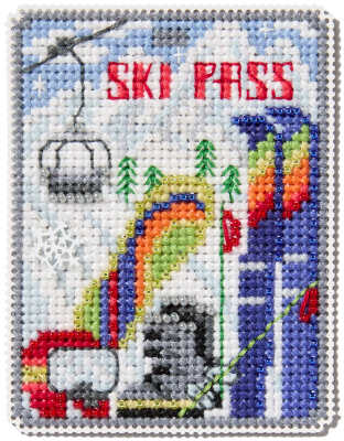 Набор для вышивания "Ski Pass (2025)". Арт MH182533