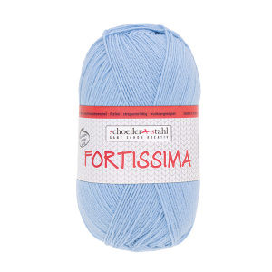 Пряжа Fortissima Socka 4-fach Uni, 75% шерсть, 25% полиамид, 420 м, 100 г. Арт 90038-2101