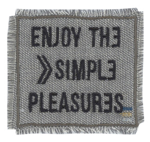 Термоаппликация "Наслаждайся простыми удовольствиями". Арт 36935/1SB