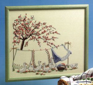 Набор для вышивания "Гуси на прогулке". Арт 11524