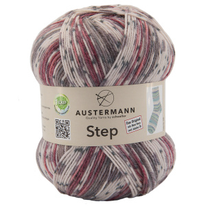 Пряжа Step, 75% шерсть, 25% полиамид, 420 м, 100 г. Арт 97689-0043