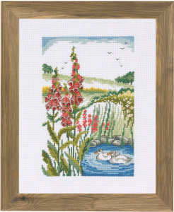 Набор для вышивания "2 белые утки". Арт 92-1352                 