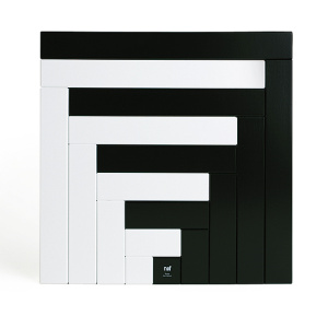 Конструктор дизайнерский NAEF CLASSIC "Angular" 3+, натуральное дерево, цветной, 13 деталей. Арт 9714.1