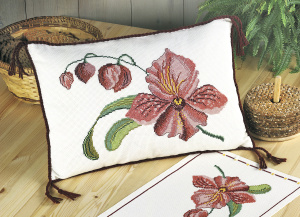 Набор для вышивания подушки "Орхидея". Арт 83-7621                 
