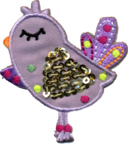 Термоаппликация HKM "Птичка". Арт 32334/1SB