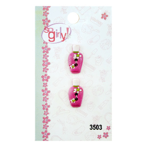 Прорезиненые пуговицы "So Girly". Арт 3503                    