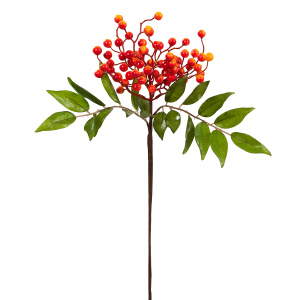 Ветка декоративная "Рябина". Арт 161602-300