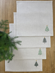 Набор для вышивания салфетки "Новогодняя тема". Арт 2038-1