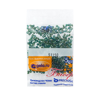 Бисер №10, 5 г., цвет 51150/1. Арт G 51150/1