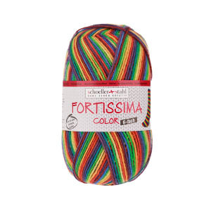 Пряжа Fortissima Color 6-fach , 75% шерсть, 25% полиамид, 410 м, 150 г. Арт 90008-0199