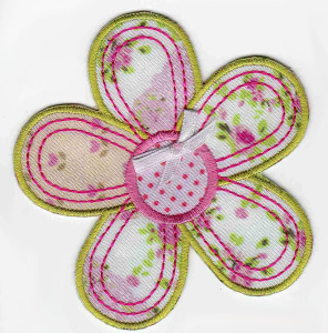 Термоаппликация HKM "Цветок из лоскутков". Арт 33712/1SB