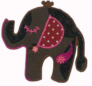 Термоаппликация HKM "Коричневый слон". Арт 32571/1SB