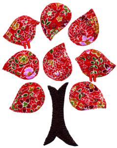 Термоаппликация HKM "Дерево из элеметов". Арт 32460/1SB