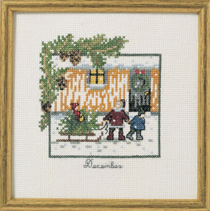 Набор для вышивания: "Декабрь". Арт 84841