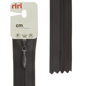 Молния потайная неразъемная, Т3, 18 см, цвет 2127, асфальтовый. Арт 6010917/18/2127         