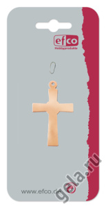 Подвеска "Крест" с овальным кольцом. Арт 9005011                 